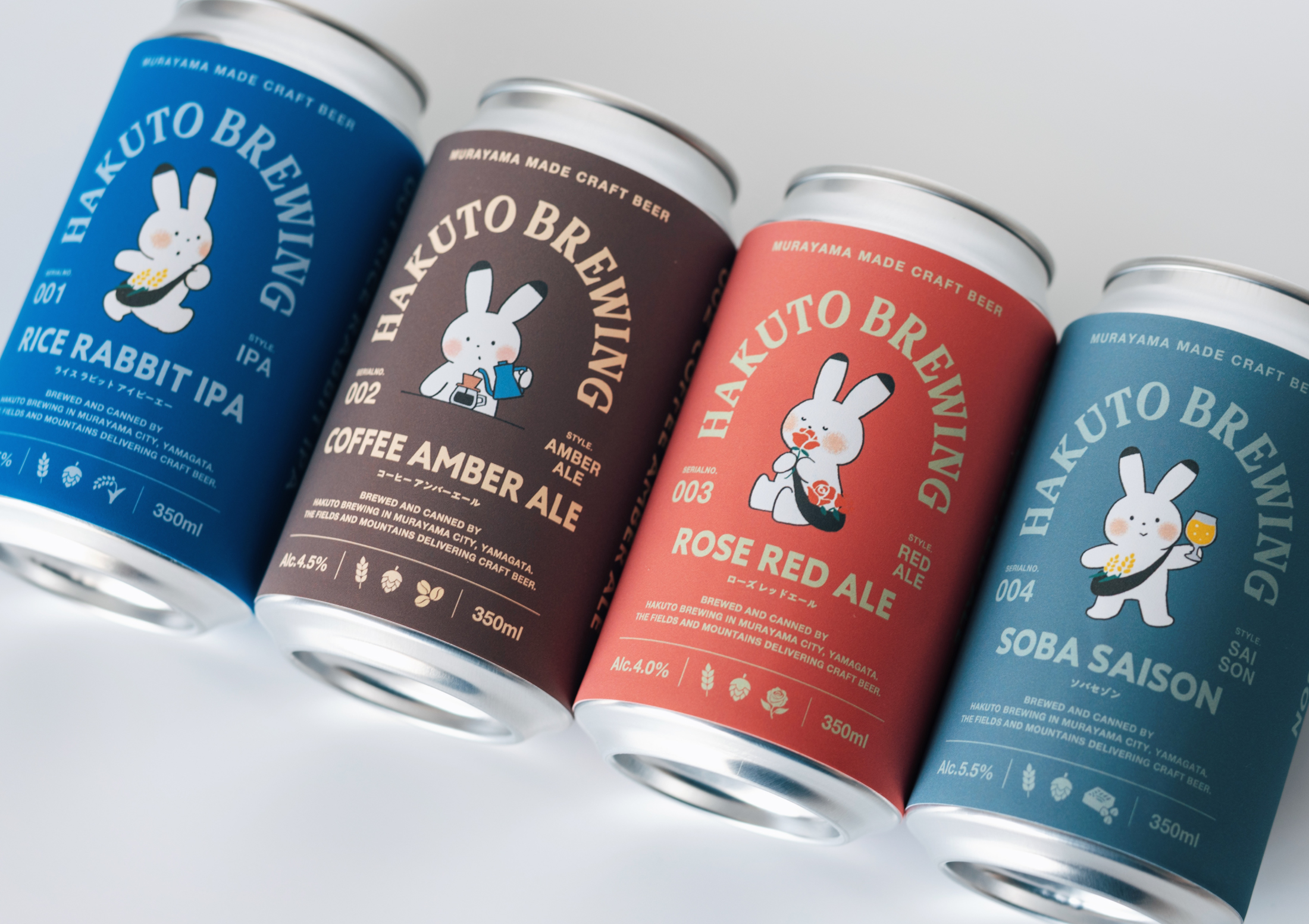 HAKUTO BREWING – 缶パッケージデザイン