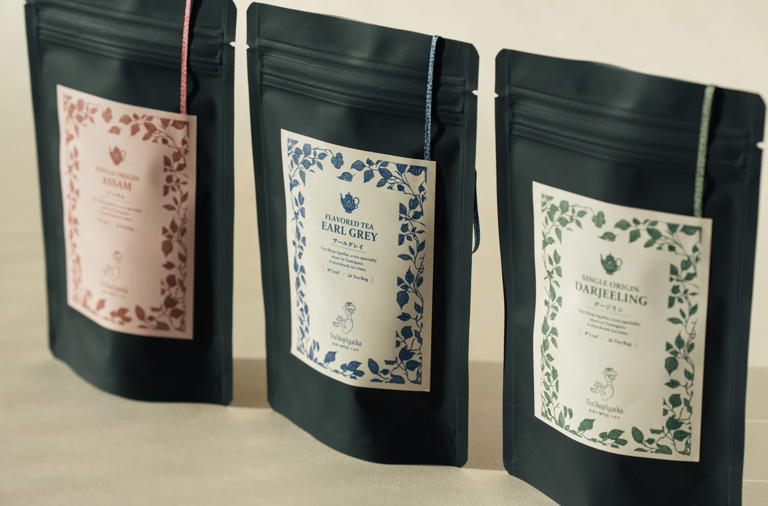 Tea Shop Agatha 紅茶の専門店アガサ – パッケージデザイン