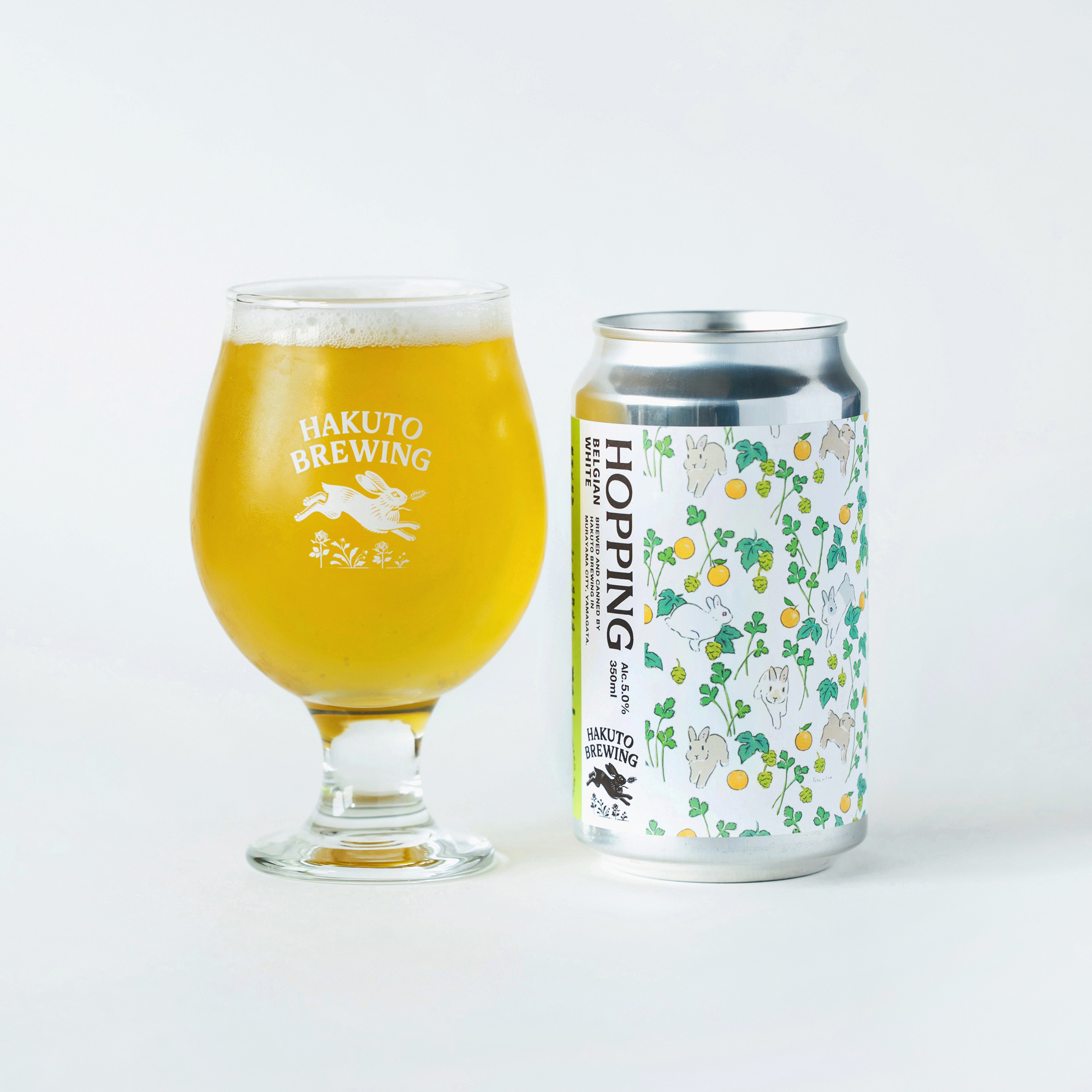 森山しなこ × HAKUTO BREWING –  缶ラベルデザイン
