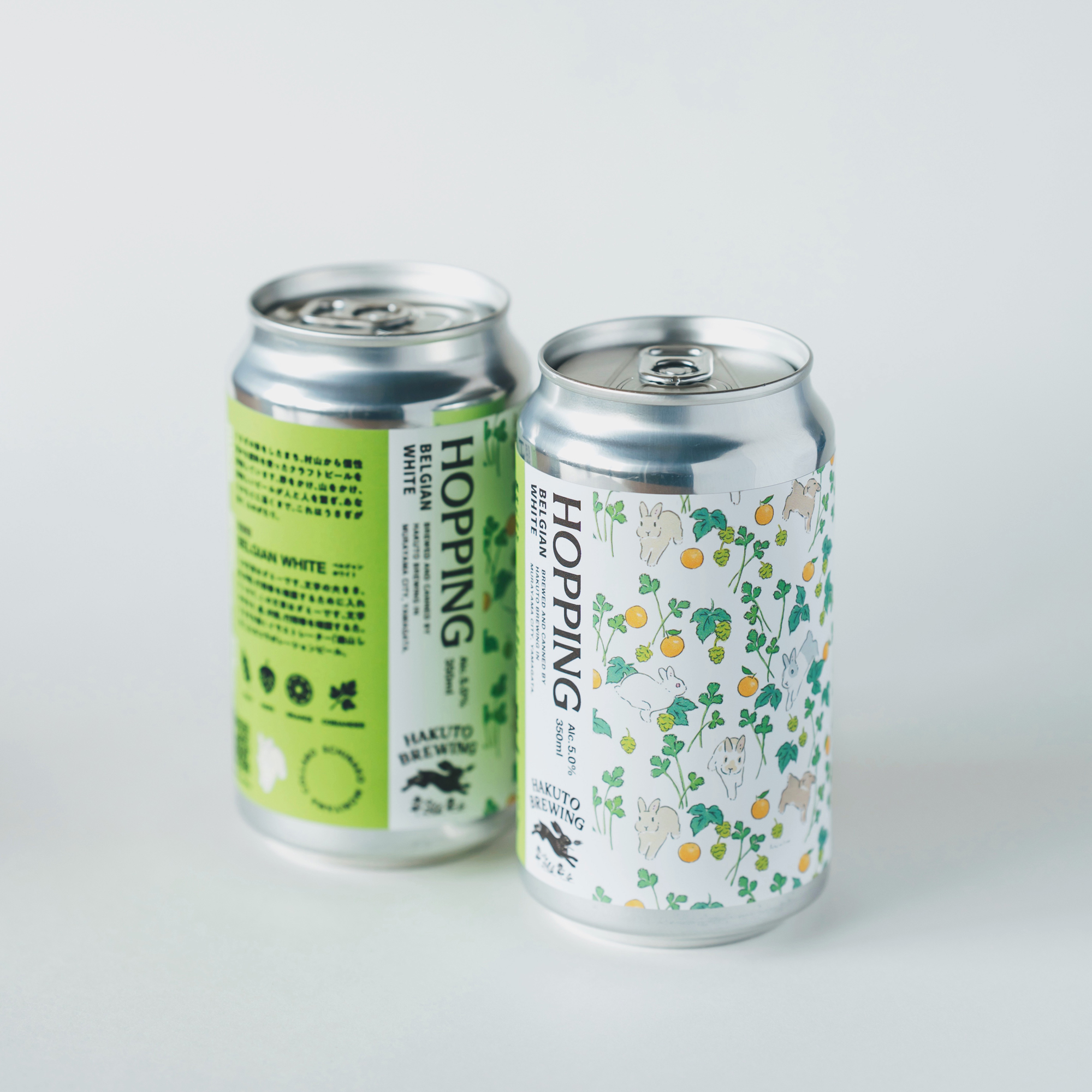 森山しなこ × HAKUTO BREWING –  缶ラベルデザイン